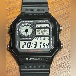 Casio World time illuminator